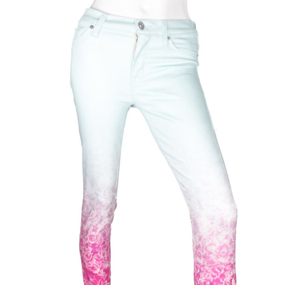 NWT Hudson Nico mid rise skinny Floral Ombre - Picture 2 of 3